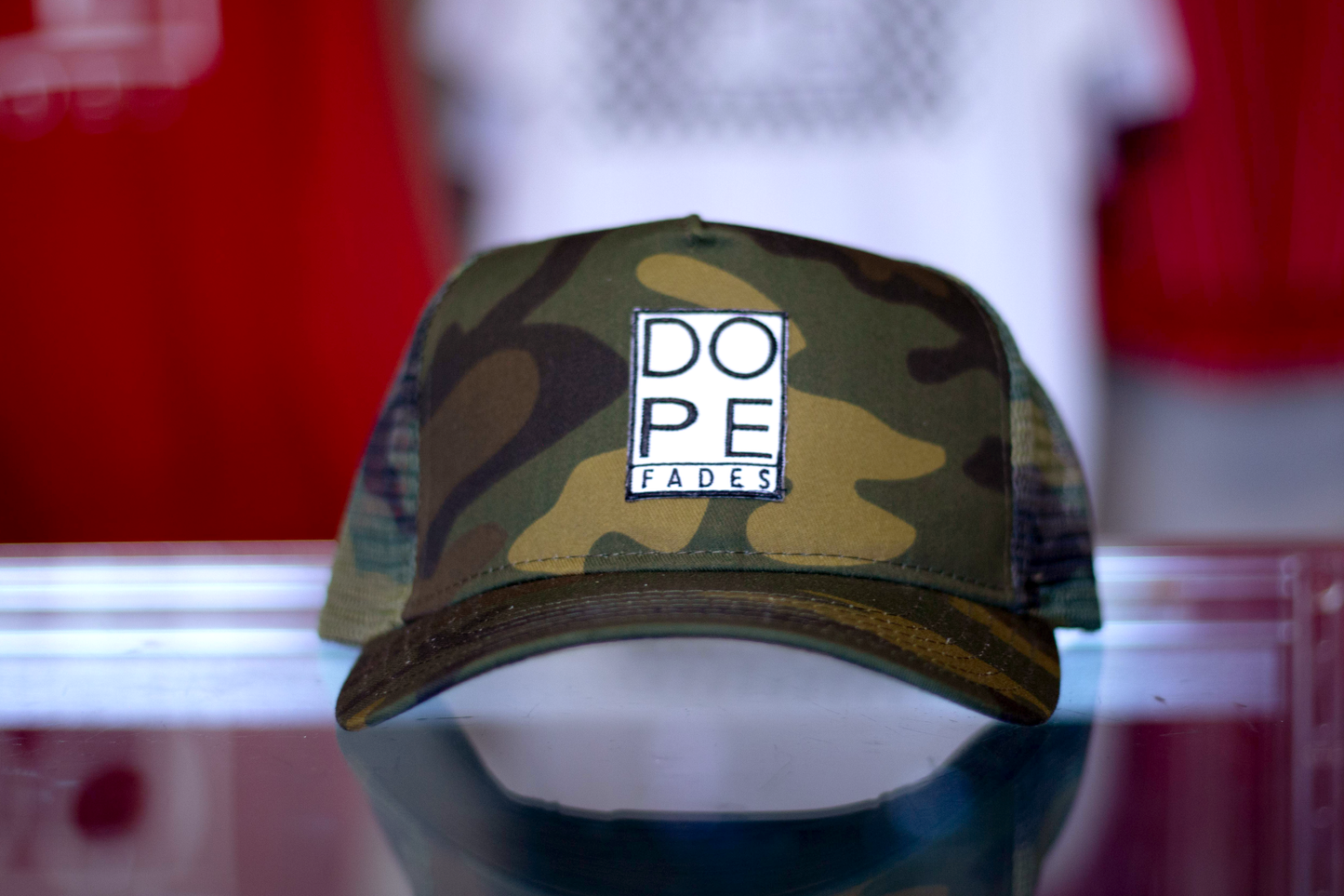 Trucker Hat - Black & White Patch